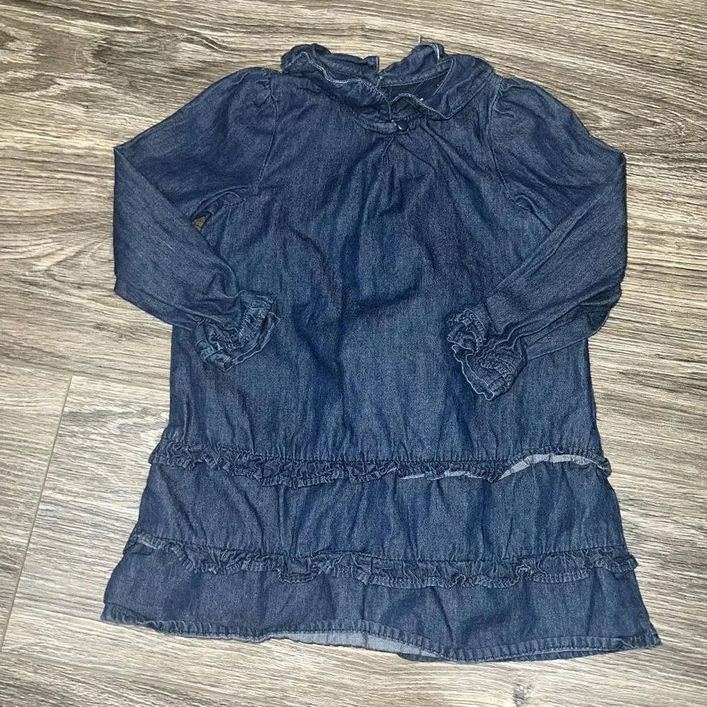 Peter Pan Collar Denim Dress by Gap Baby